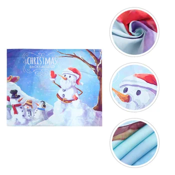 

1pc Backdrop Decorative Festival Household Christmas Hanging Cloth Hanging Tapestry Tapestry for Living Room