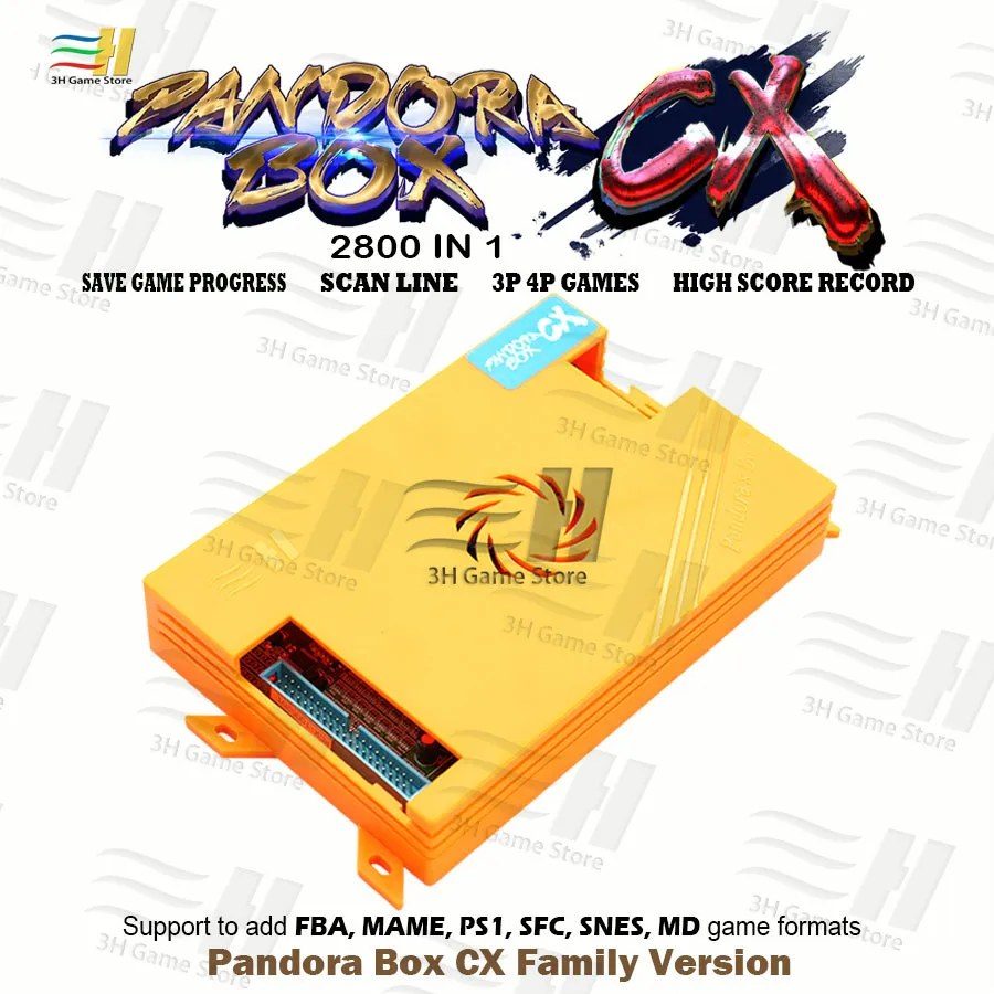 Pandora box CX 2800 в 1 семейная версия может сохранить игру usb подключение 3P 4P можно