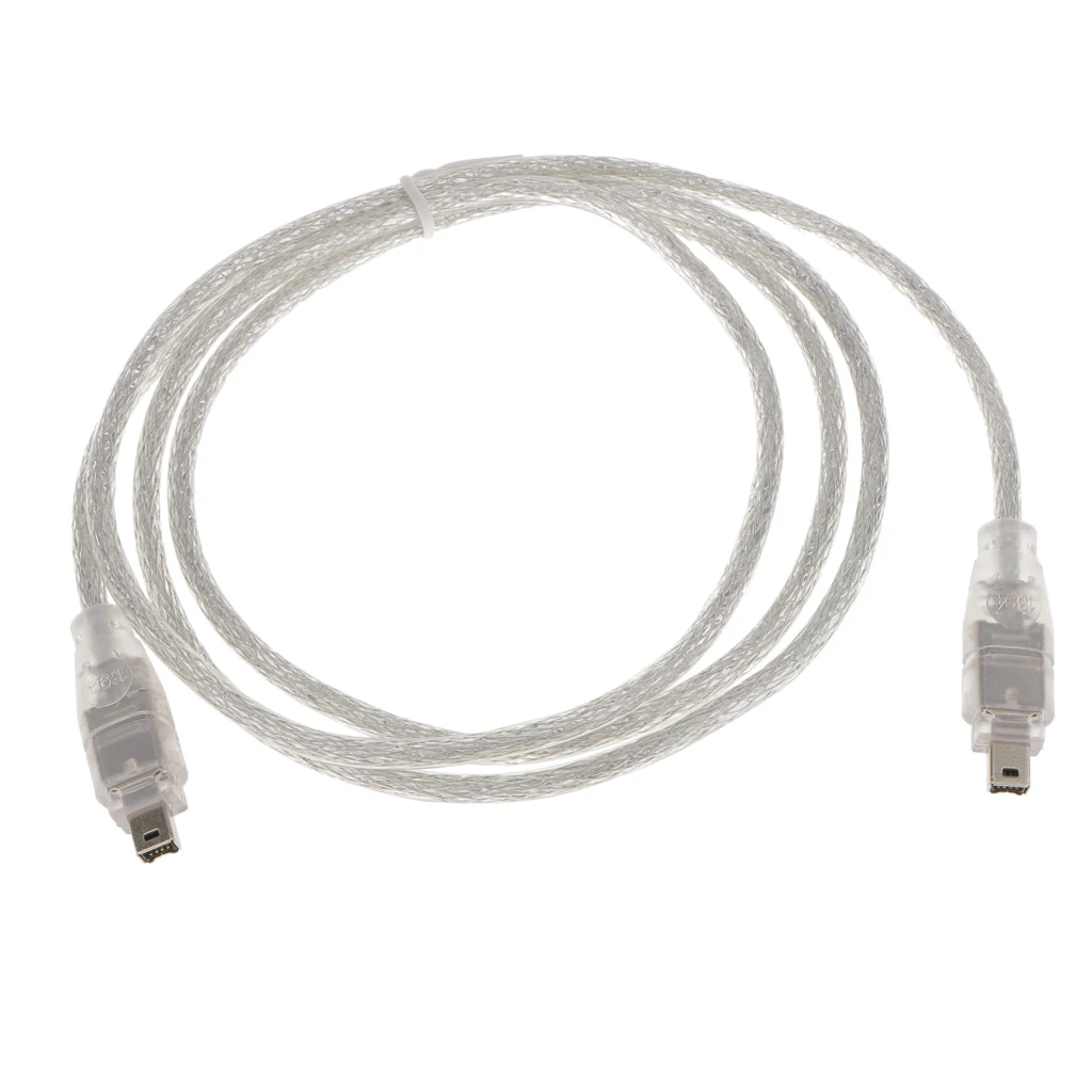 5ft IEEE 1394 4 to 4 pin Firewire Cable For Canon Panasonic JVC Mini DV New