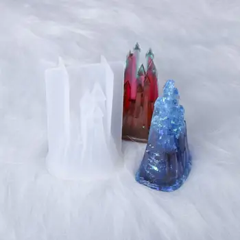 

Crystal Epoxy Resin Mold Handmade 3D Castle Modeling Casting Silicone Mould DIY Crafts Jewelry Making Tools