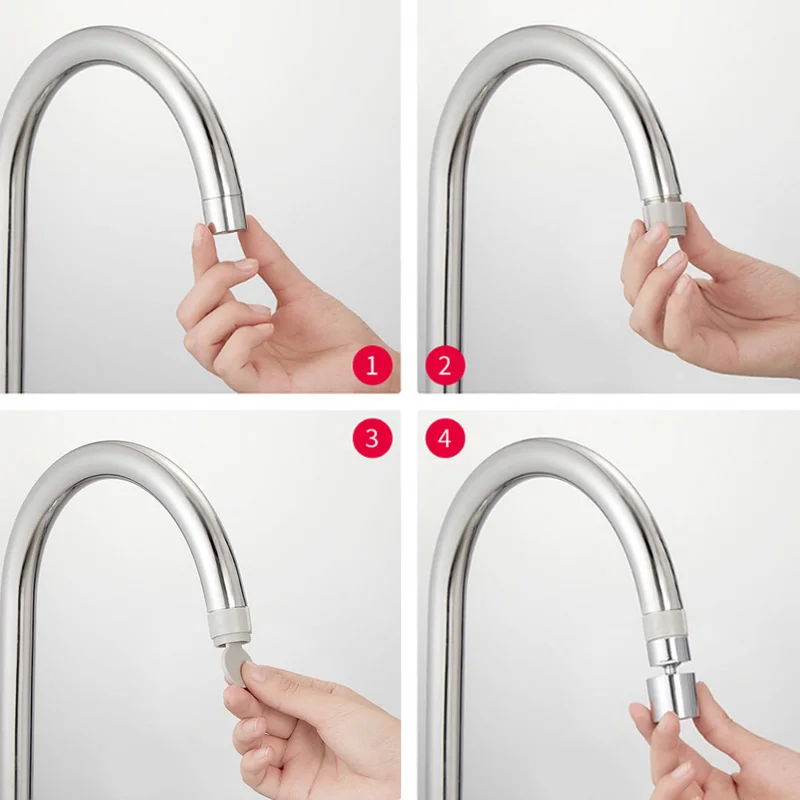 Xiaomi DABAI кухонный кран аэратор водный диффузор Bubbler цинковый сплав водосберегающий фильтр головка кран с форсункой разъем двойной режим