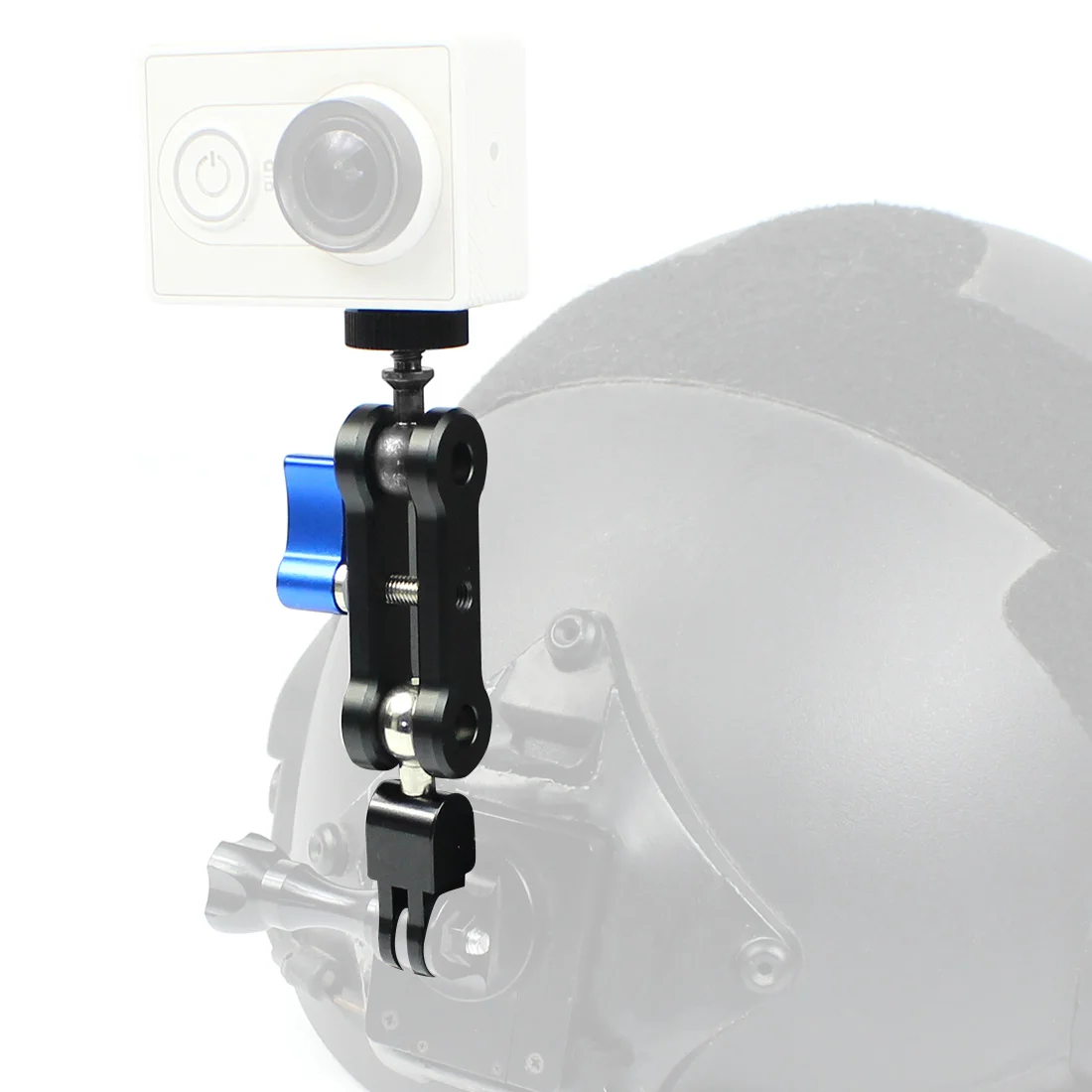 Aluminium Mini Magic Arm Stativhalterung 1/4 Adapter Blitzschuh Kugelkopf Monitorhalter für GoPro 13 12 für DJI Osmo 360 Videokamera – Detail 32