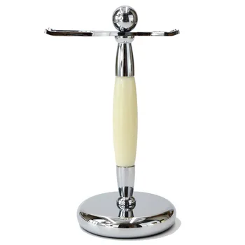 

2 in 1 Men's Beard Shaving Set Safety Razor Brush Stand Rack Holder Kit Beard Shaving Tools for Men