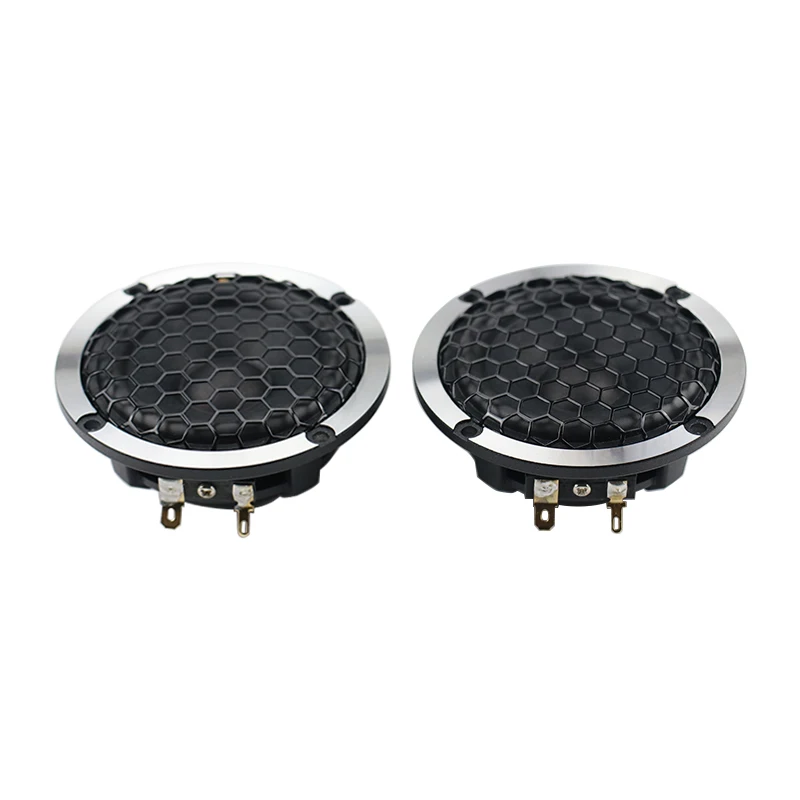 GHXAMP 3 inch Car Midrange Speaker Wool Basin hexagonal net 91 aluminum basin frame Full Range speaker with Cover 2