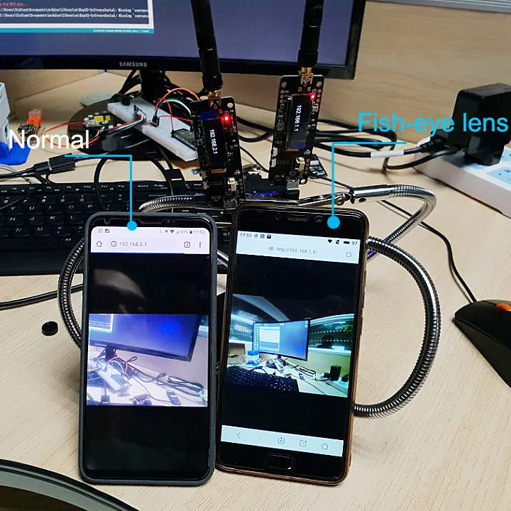Esp32 модуль камеры макетная плата Ov2640 камера Sma Wifi 3Dbi антенна 0,91 Oled плата камеры