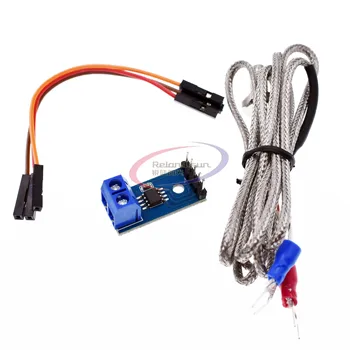 

1Set MAX6675 K-type Thermocouple Temperature Sensor -200~1300C Range SPI Module 4Pins Wire 5V DC For Arduino