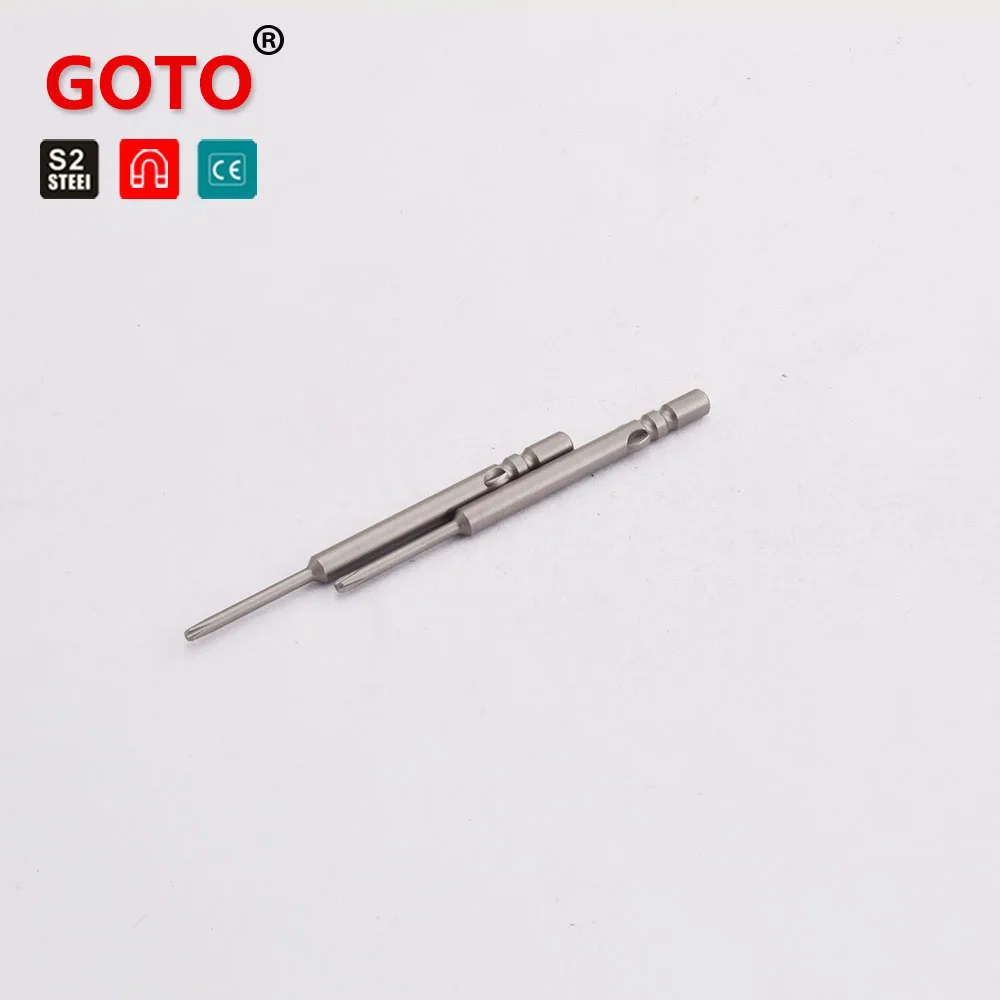GOTO насадки для отвёртки PH1 philips 4 мм хвостовик общая длина 60 мм