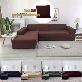 

Solid Color Couch Elastic Sofa Cover For Living Room Funda Sofa Chaise Cover For Cushion Cover Sofa Couches Lounge Corner Cubre