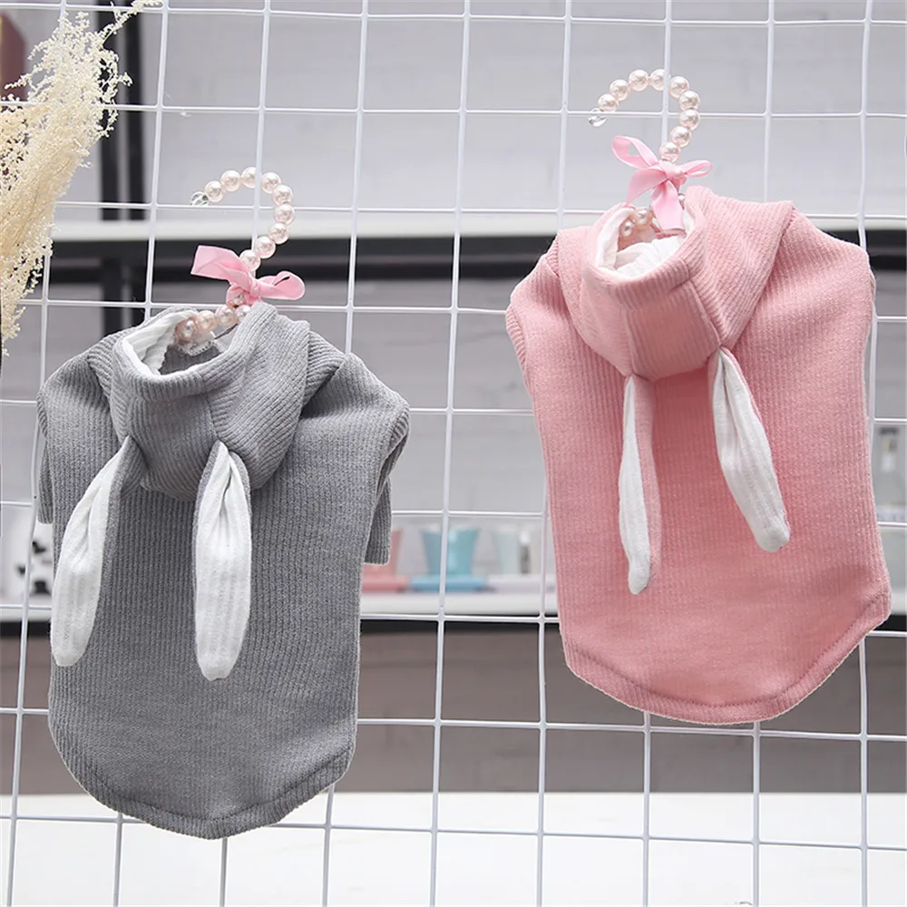 Костюм для собак, пальто, куртка, одежда, милый кролик, платье для косплея, Одежда для животных с капюшоном, костюм для собаки