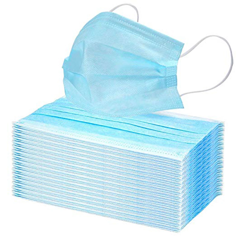 

Disposable Filter 3-ply Face Mask Personal Protection Dust-Proof Anti Spittle Eye Mask for Earloop