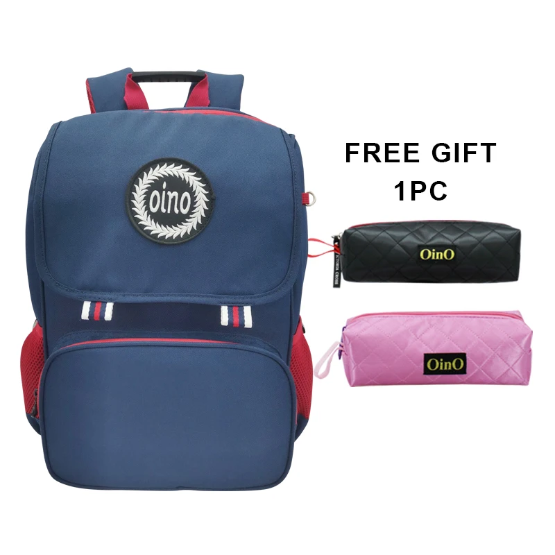 Bookbag Key-Holder Free-Gift-Case Primary-School-Backpack Orthopedic Girls Kids Fashion