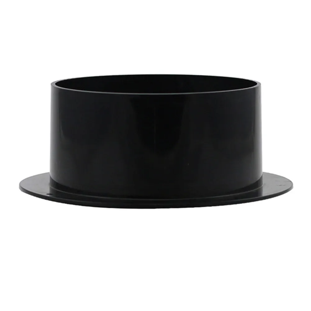 1PC 4/5/6 ABS Straight Pipe Flange Ventilation Ducting Exhaust Pipe Connectors Air Outlet Exhaust Outlet Air Connector