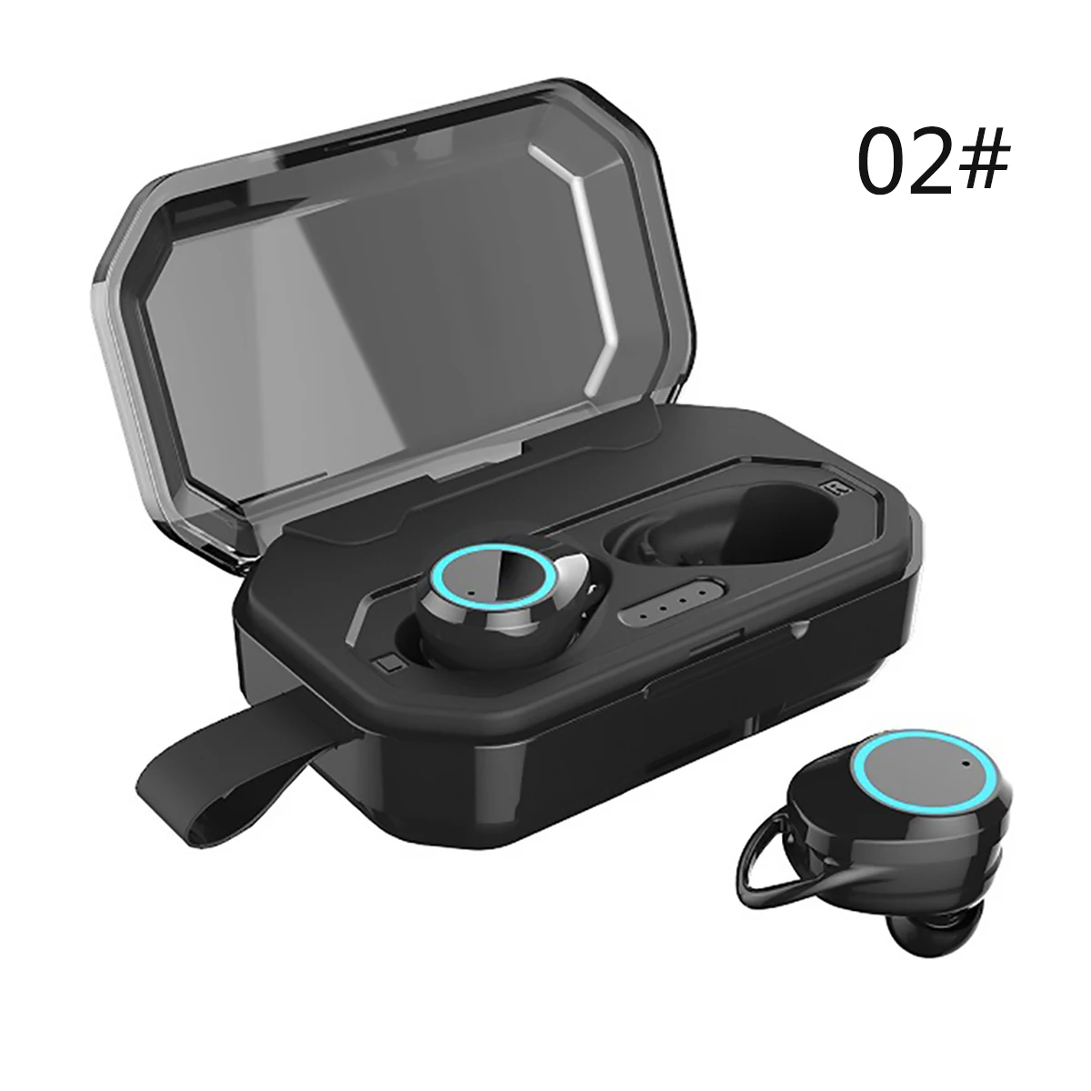 Black X6 Light Bluetooth-гарнитура X6pro X6 TWS In-Ear 5,0 стерео Спортивная bluetooth-гарнитура может использовать 3000 мАч Мобильный блок питания для Xiaomi huawei - Цвет: Black X6 Light
