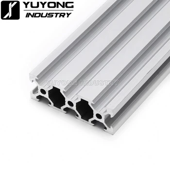 

2060 clear anodized Smooth without cratch Al6063 v-slot rail aluminum profile on DIY 3D printer and engraving machine