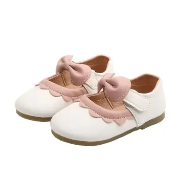 

Girls Bow Shoes for Kids Pricness Girls Dancing Shoes Children Party Shoes Teenager Girls Casual Dress Sandals Size 21-30
