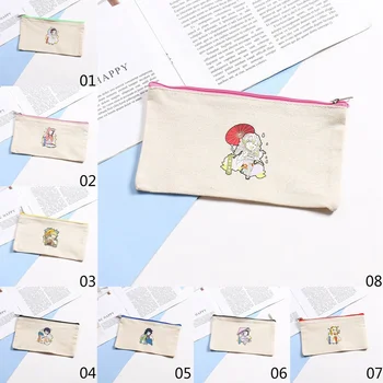 

Canvas pencil case storage bag around the anime ghost slayer blade