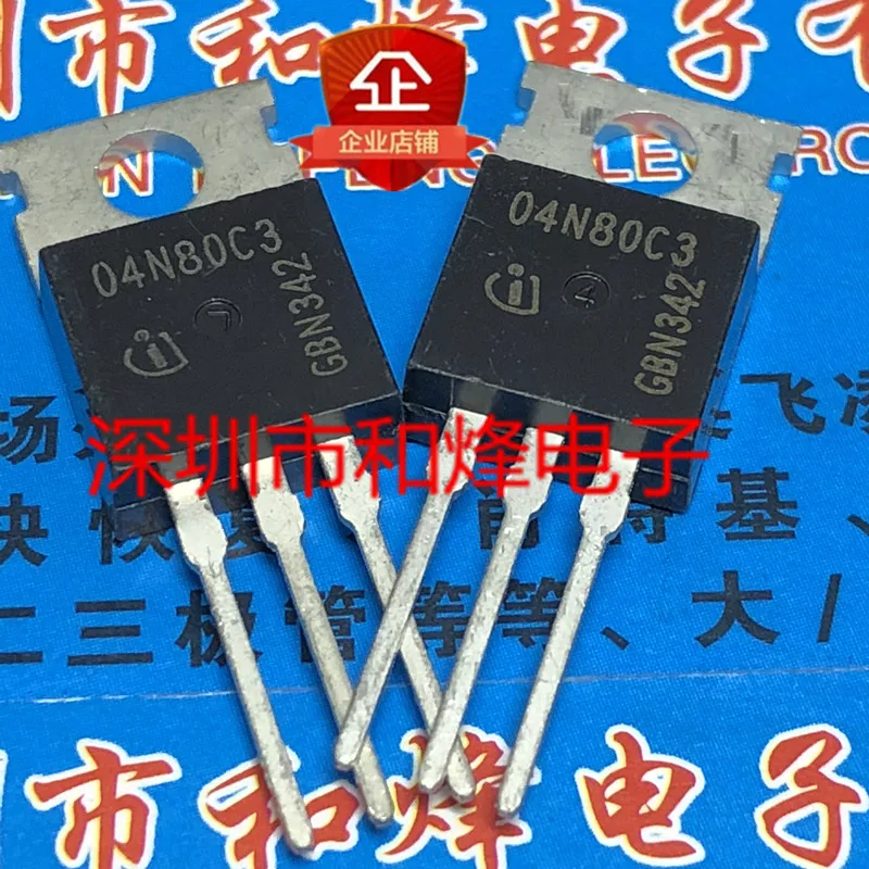 5 шт./FB9N60A 04N80C3 SPP04N80C3 IRFZ44R CMP80N06 TO220 TO-220 - Цвет: 04N80C3 SPP04N80C3