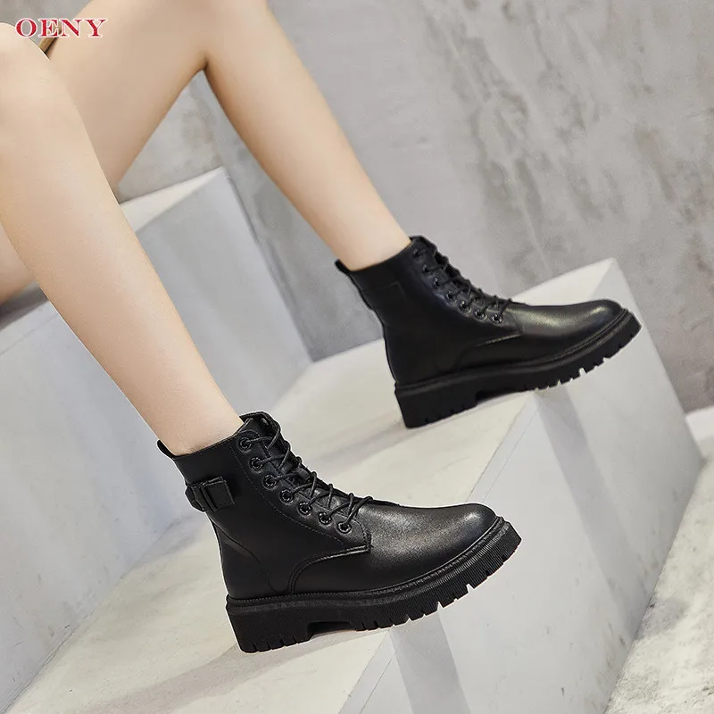 2021 New boots female women shoes Women Martins boots  Fashion Winter Warm platform boots short shoes  Doc boots botas de mujer
