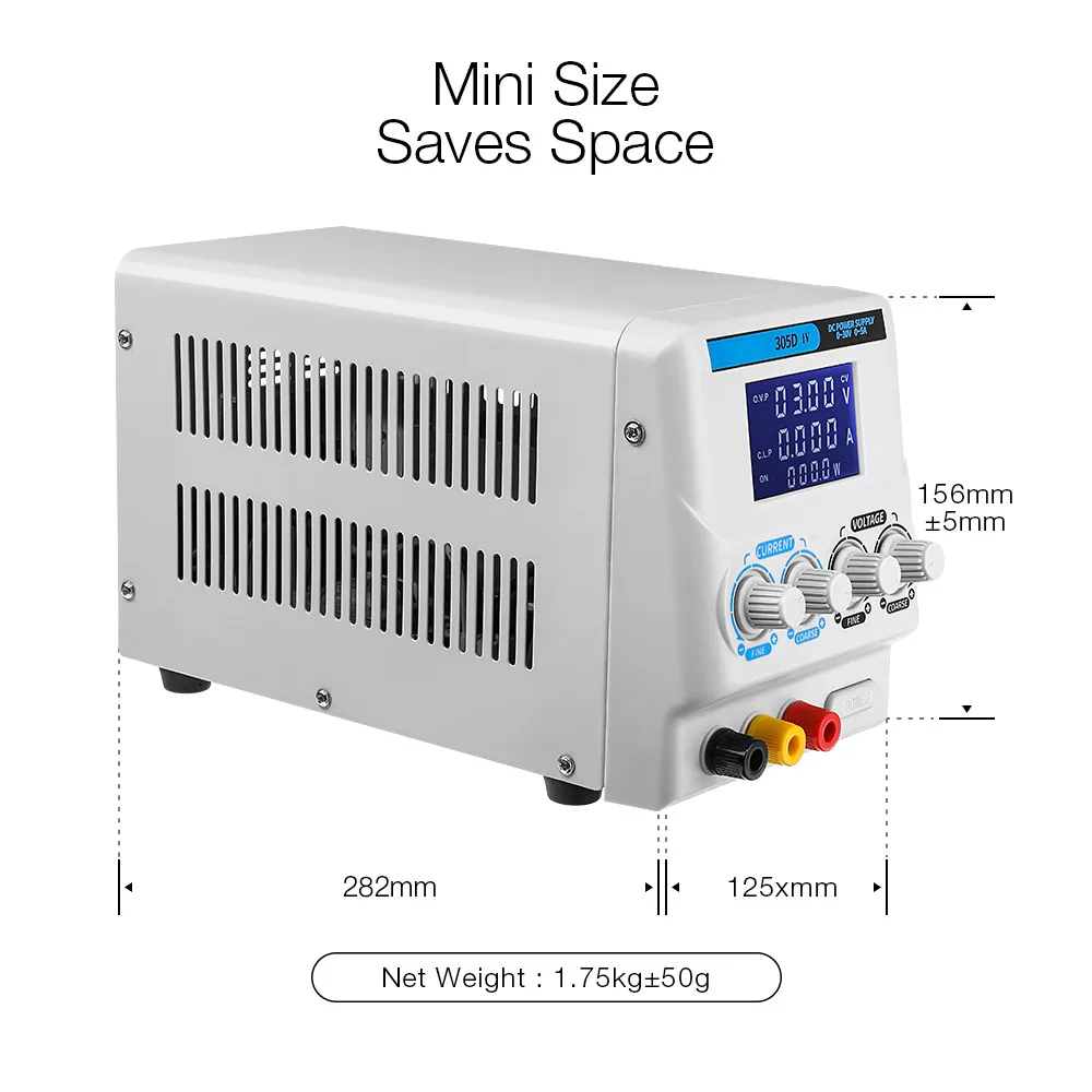 NEW Mini Adjustable Digital DC power supply 30V 5A Laboratory Switching Power supply 220V-240V Adjustable DC Power Supply
