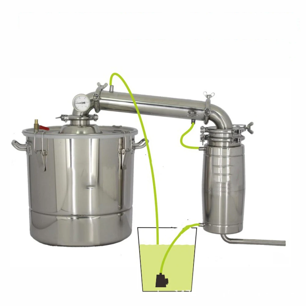 20L спирт из нержавеющей дистиллятор для домашнего пивоварения Самогонный