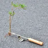 Wood Handle Stainless Steel Garden Weeder Hand Weeding Removal Cutter Dandelion Puller Tools Multifunction Weeder Transplant 6