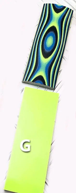 2Pieces 120X40X8MM 2 шт. цветной межслойный G10 Нож хвостовик патч материал для DIY рукоятки ножа изготовление материала инструмент - Цвет: 2Pieces 120X40X8MM