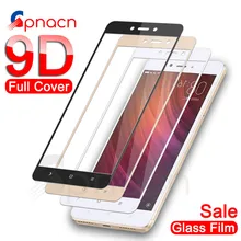 9D Protective Glass For Xiaomi Redmi Note 4 4X 5 5