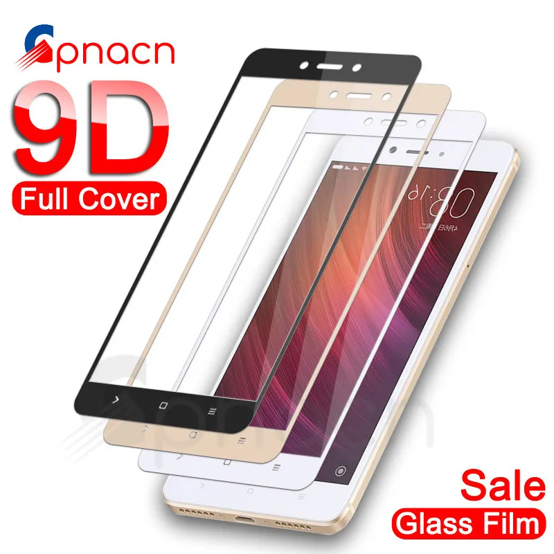 Защитное стекло 9D для Xiaomi Redmi Note 4 4X 5 5A Pro Защита экрана Plus S2 пленка из закаленного