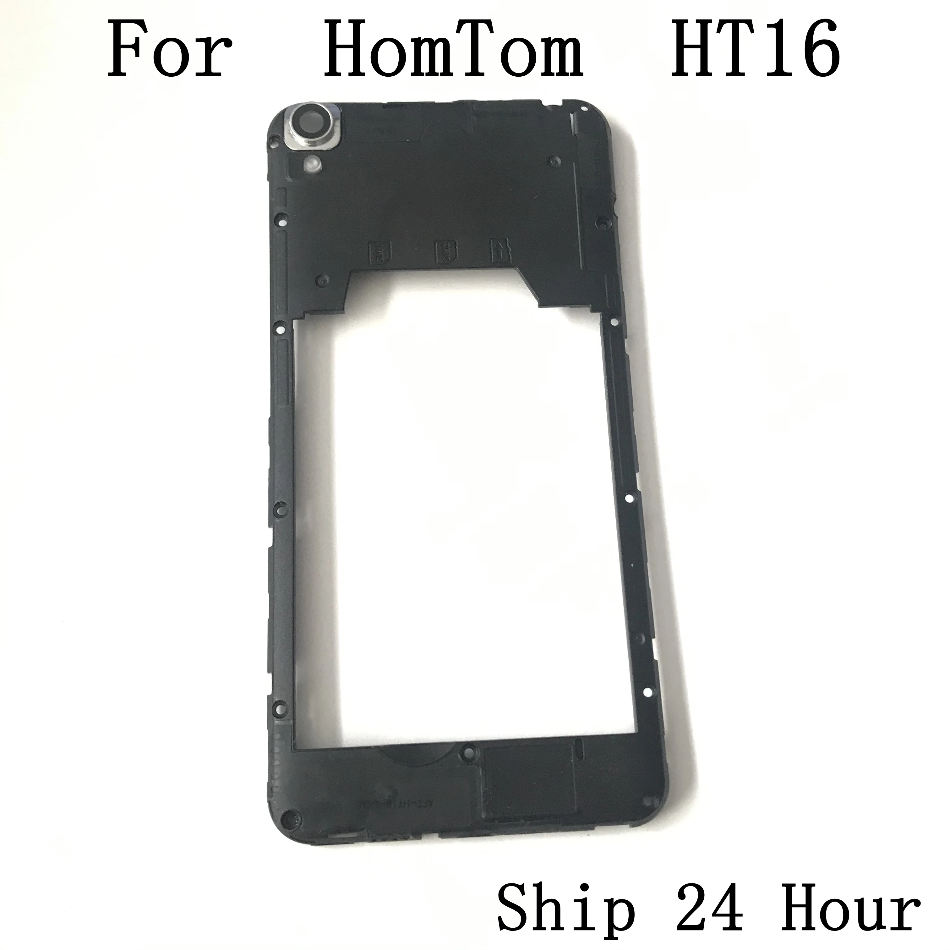 HOMTOM HT16 используется задняя рамка чехол+ камера Стекло объектив для HOMTOM HT16 ремонт починка Часть Замена