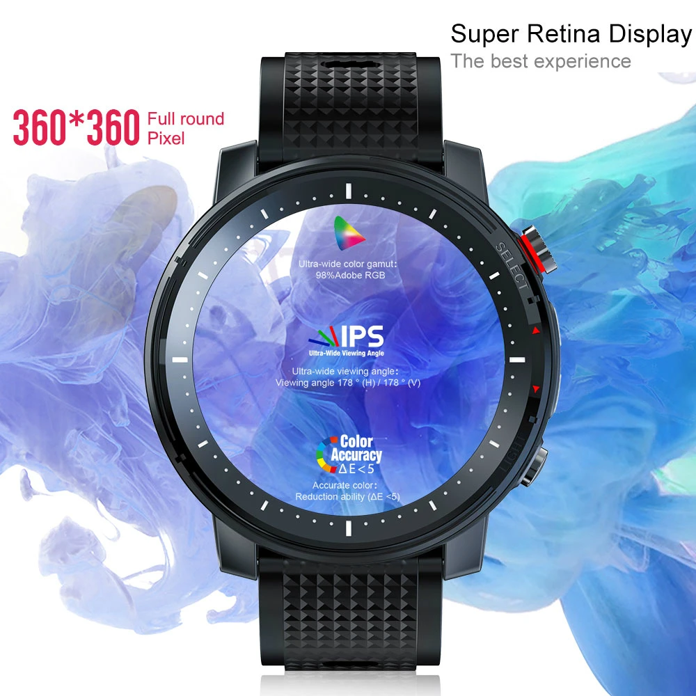 round smartwatch with camera