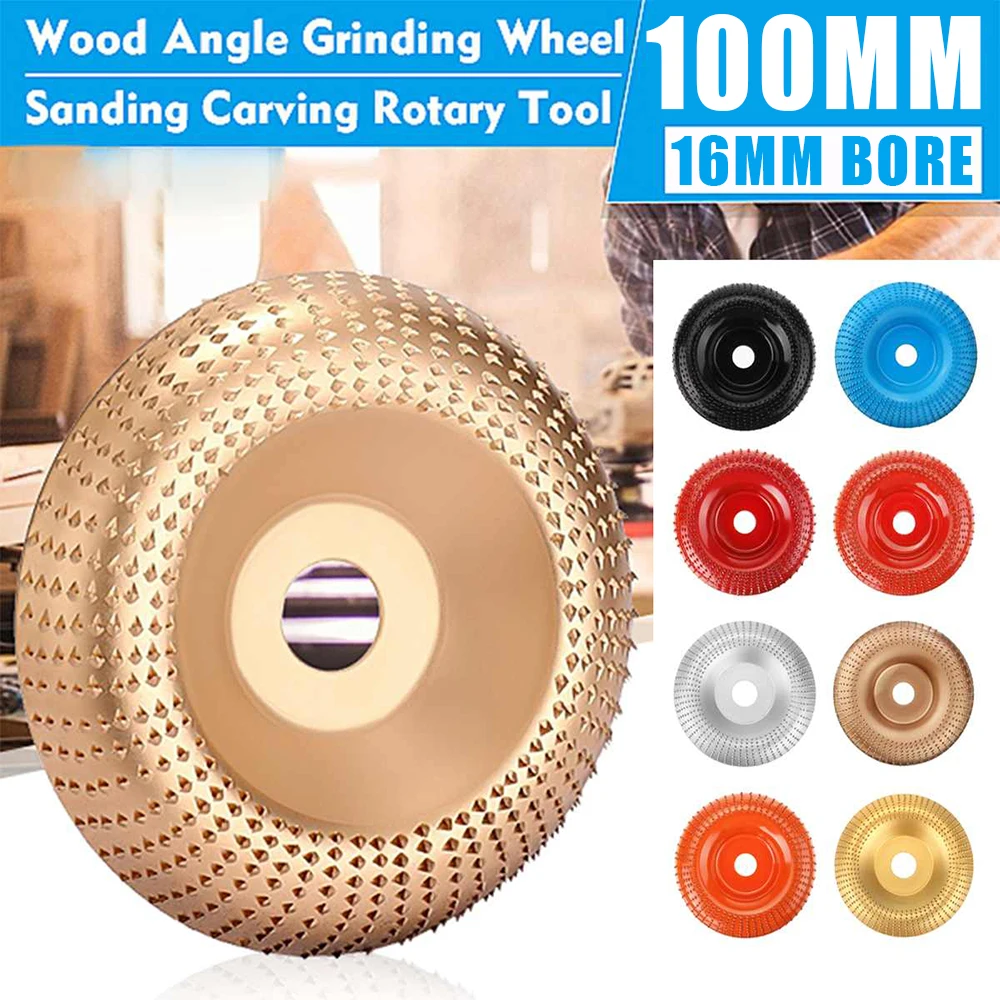 

Wood Angle Grinding Wheel Sanding Carving Rotary Tool Abrasive Disc for Angle Grinder Tungsten Carbide