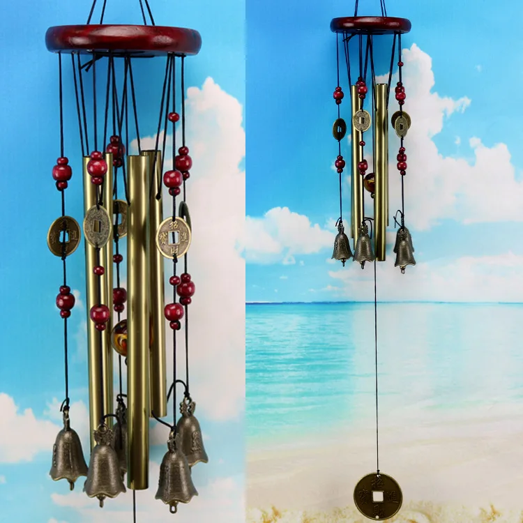 

Creative Metal Bronze Wind Chime Shop Home Home-guarding And Exorcising Lucky Feng Shui Bell Door Decoration Pendant Ornaments