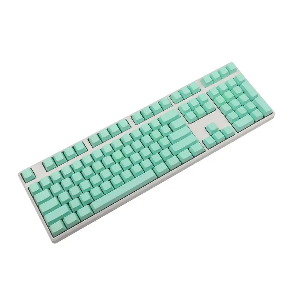 Пустая клавиатура YMDK Толстая PBT 108 ANSI со стандартом ISO для переключателей OEM Cherry MX 61