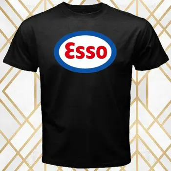 

Esso Oil Famous Company Logo Black T Shirt Men Women Size S-3XL Tee Shirt More Size And Colors