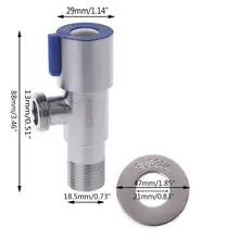 SUS304 нержавеющая сталь горячей и холодной воды треугольник клапан G3/4 резьбовые Угловые Клапаны