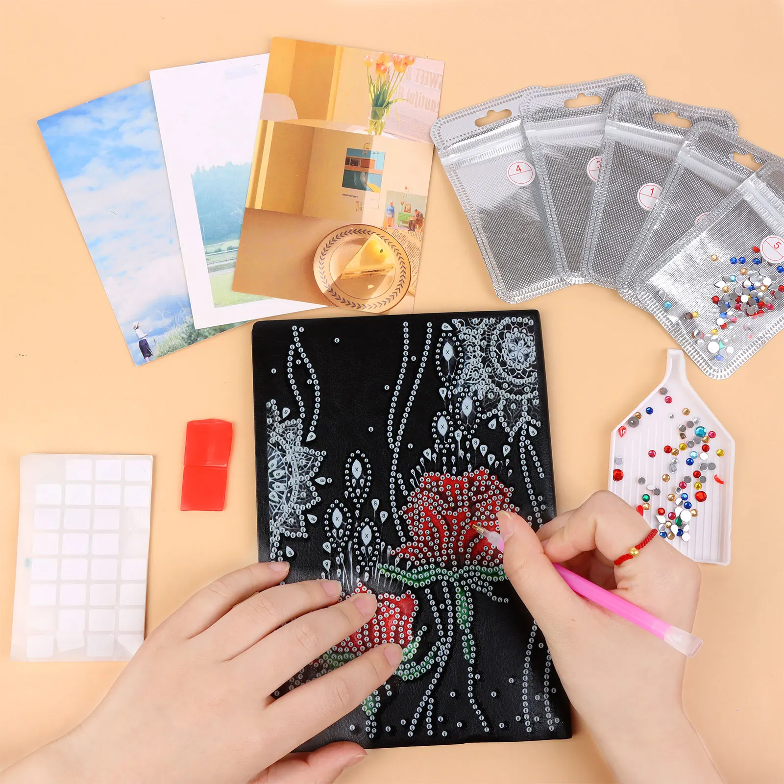 New 126 Pieces 5D DIY Diamond Painting Tools Kit
