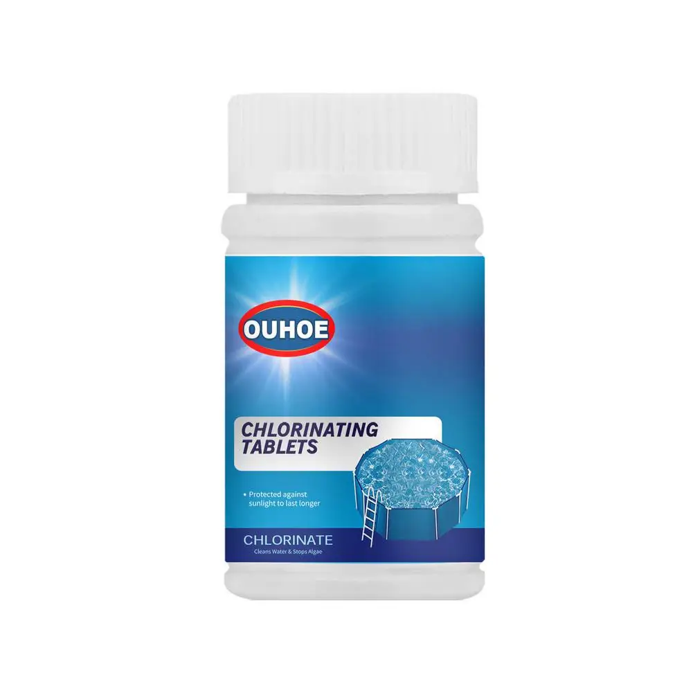 100Pcs/box Pool Cleaning Effervescent Chlorine Tablets Cage Disinfectant Swimming Clarifier Multifunctional Tool | Дом и сад