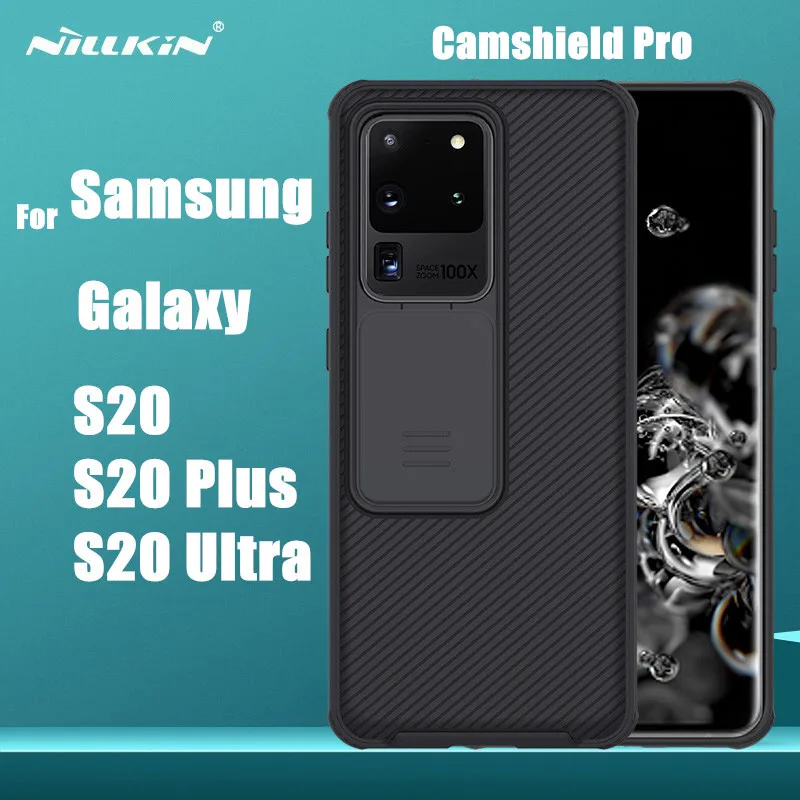 

Чехол Nillkin CamShield Pro для камеры Samsung Galaxy S20 / S20 Plus / S20 Ultra, защитный чехол для объектива