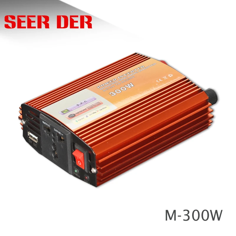Высокая Частота 12V постоянного тока до 220V розетка изменить волна солнечных