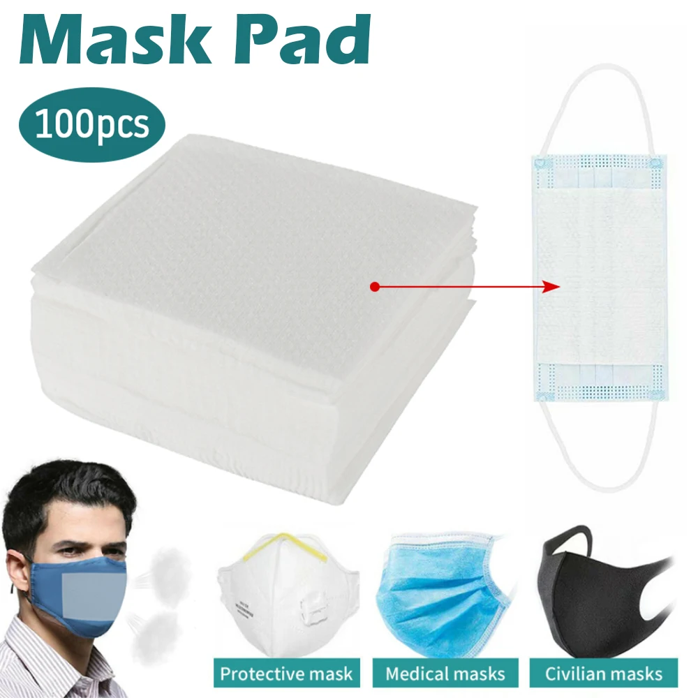 

500 Pcs Face Mouth Masks Filter for Mask Pad Protective Breathable Dust Mask PM2.5 Filter for N95 KN95 KF94