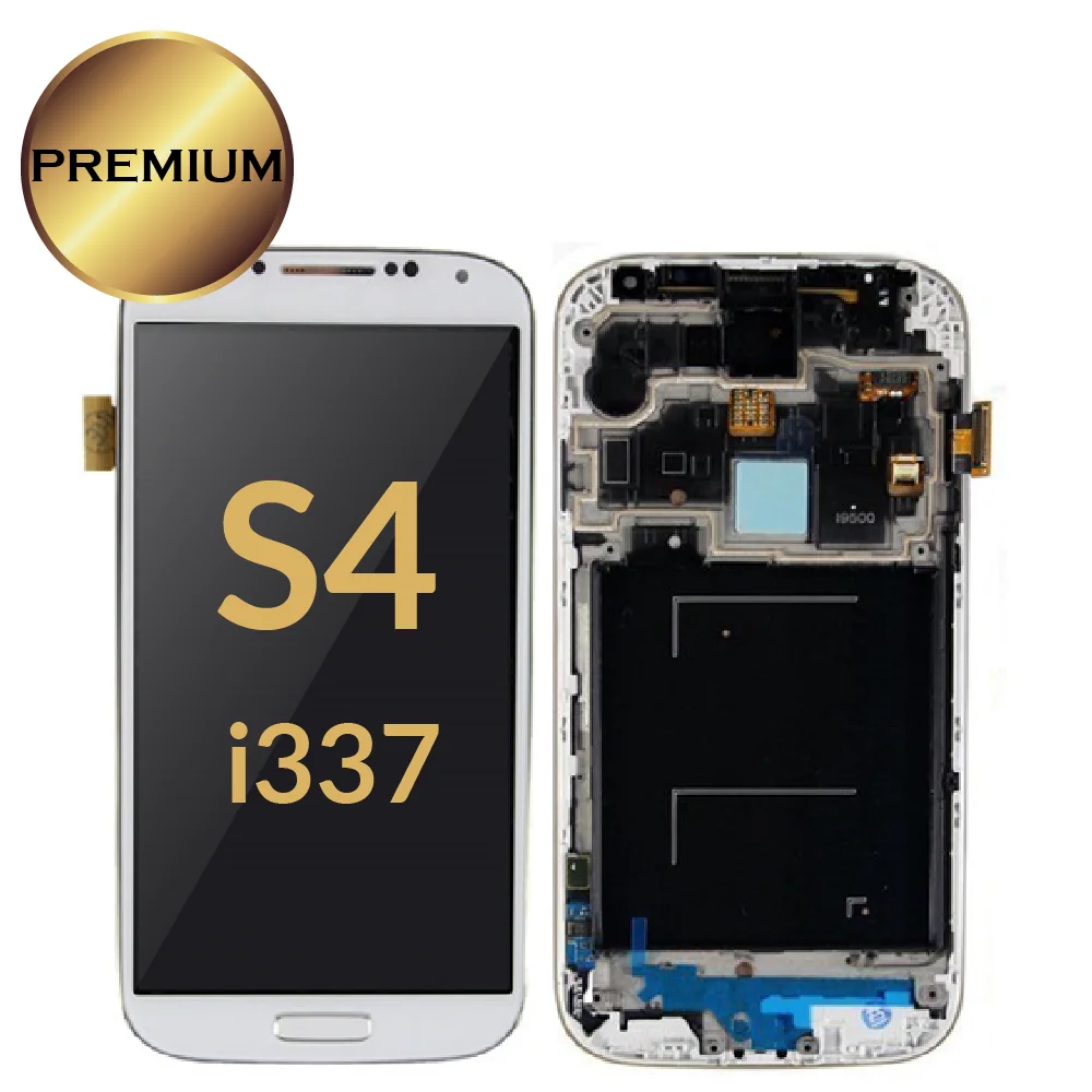 Amoled для samsung S4 ЖК-дисплей I9500 I9505 I9506 I337 ЖК-экран сенсорный экран в комплекте с рамкой хорошее состояние