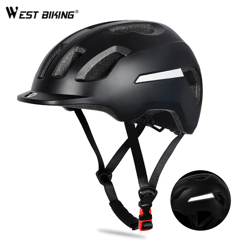 WEST BIKING Ultralight Bicycle Helmet Integrally Mold Riding Safely Cap