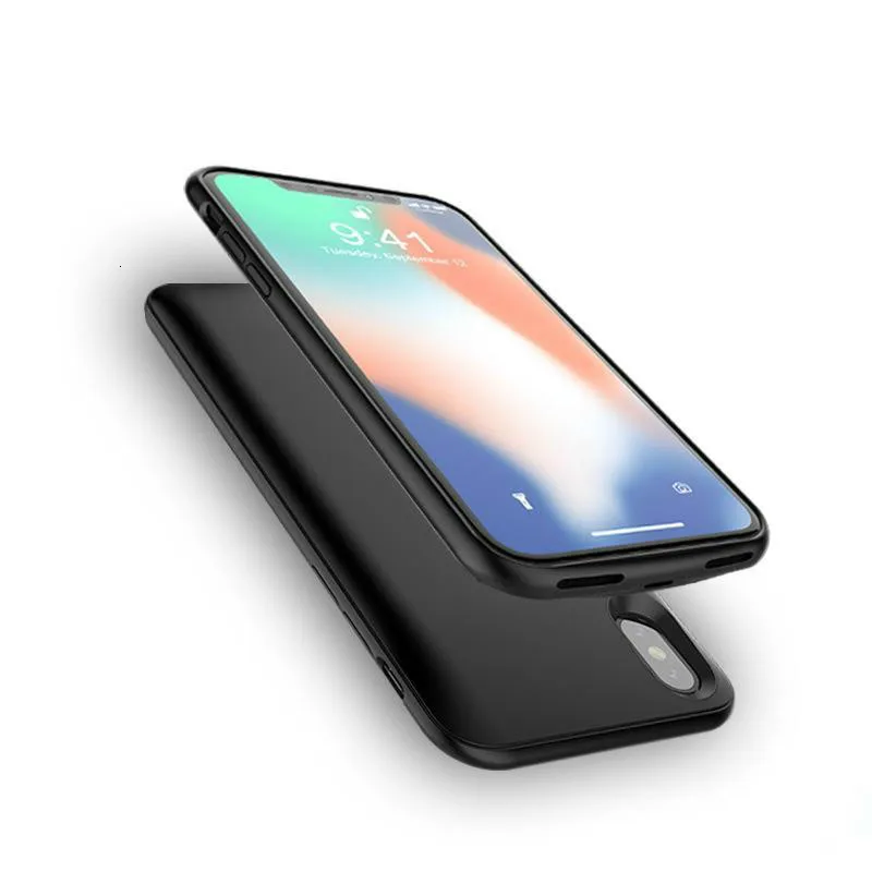 Чехол для аккумулятора Vogek для iPhone X XS, полное покрытие, Магнитная Зарядка, задняя крышка для iPhone XS, поддержка передачи аудио и данных