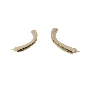 

Front Beige Car Inner Handle Interior Door Panel Pull For BMW X5 E53