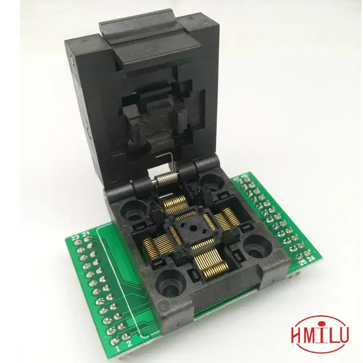 QFPTQFPLQFP48 к DIP48 программист горящая розетка тестовая розетка STM32 программирующая розетка блок преобразования