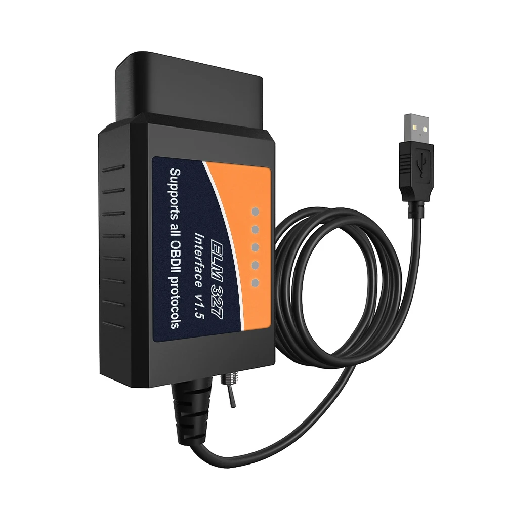 Сканер ELM327 V1.5 PIC18F25K80 HS/MS CAN ELM 327 OBD2 USB для Ford Forscan ELMconfig OBD 2 автомобильный