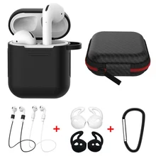 Чехол для наушников Apple AirPods 2 силиконовый чехол беспроводные Bluetooth наушники Air Pods защитный чехол для AirPod Silm чехол