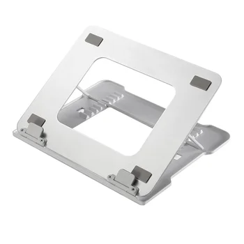 

Aluminum Adjustable Laptop Stand Foldable Free Lift Bracket Angle Adjust Notebook Tablets Holder