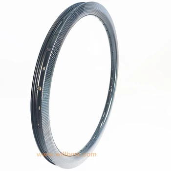 

2020 Willbmx Newest 20inch pro 406 carbon bmx rims 30depth 30width for BMX Racing wheelset for tubeless available