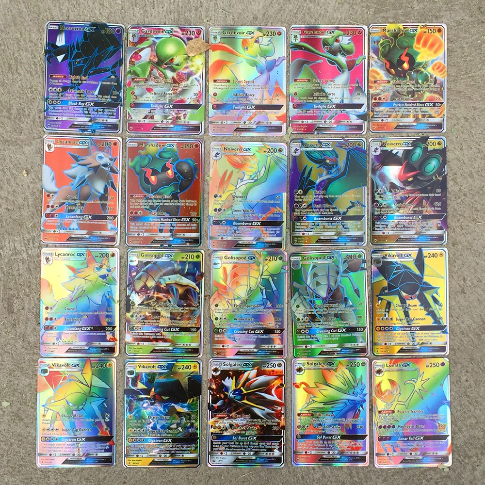 TAKARA TOMY Pokemon GX Cards EX Cards MEGA Cards Cards Flash Pokemon Card Collection for Kids Christmas Gifts